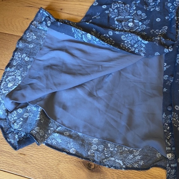 NWT Madewell Tie Back Button Front Midi Dress in size 4 - Picture 9 of 10